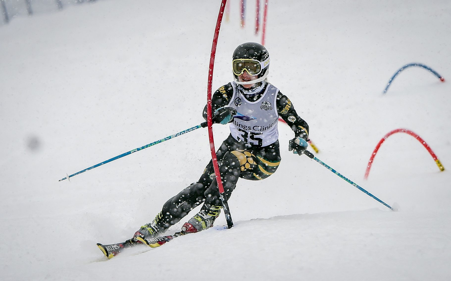 Rocky Ladies ski in the Stano Cup Series